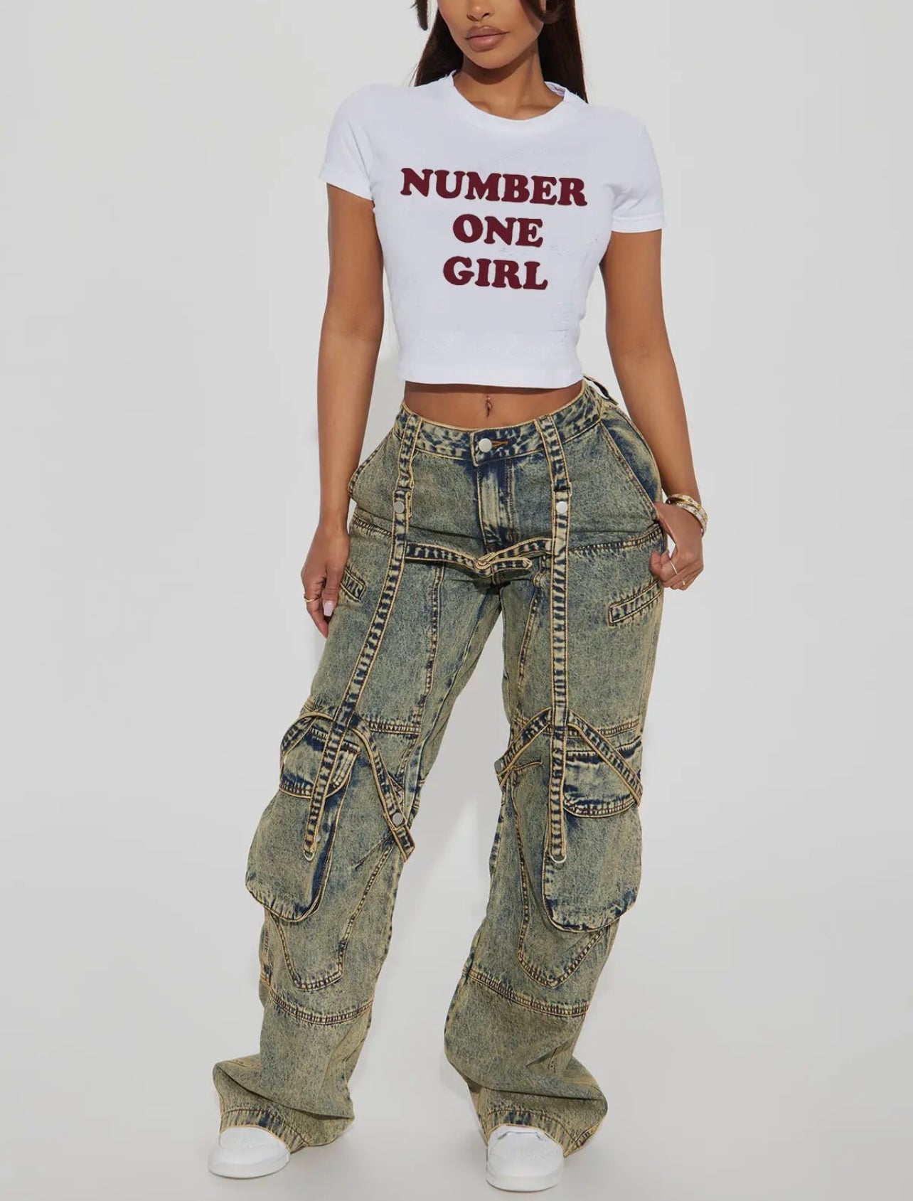 Number One Girl Baddie Top - Baddie Kouture Boutique 