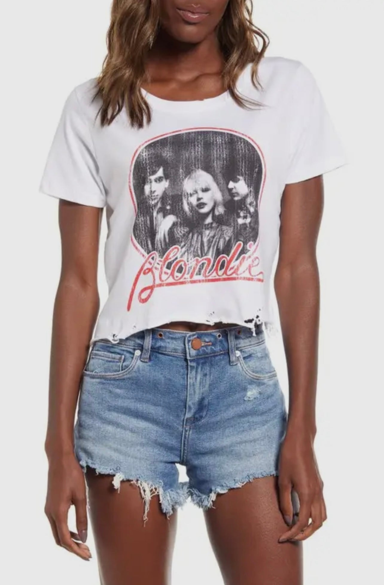 Blondie Baddie Circle Band Crop Top - Baddie Kouture Boutique 