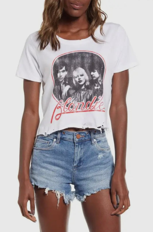 Blondie Baddie Circle Band Crop Top - Baddie Kouture Boutique 