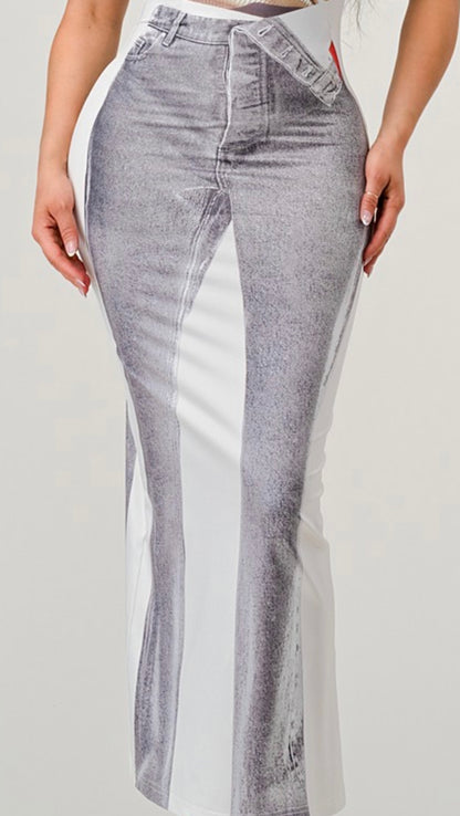 Curves are Curving Baddie Maxi Dress - Baddie Kouture Boutique 