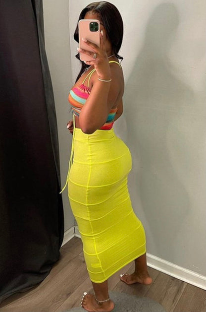 Ariel Knotted Baddie Skirt product photo