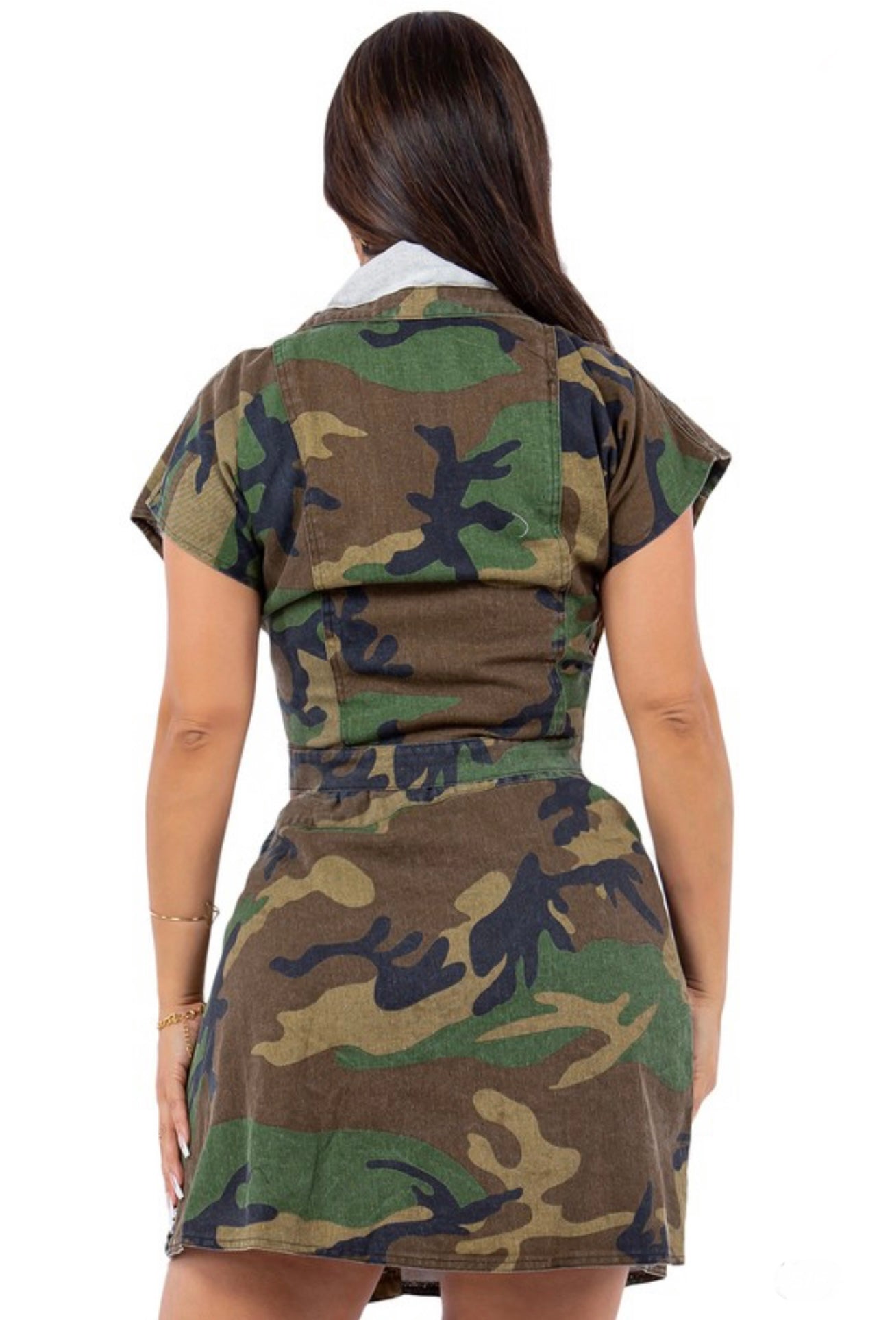 Camo Baddie Skirt Set