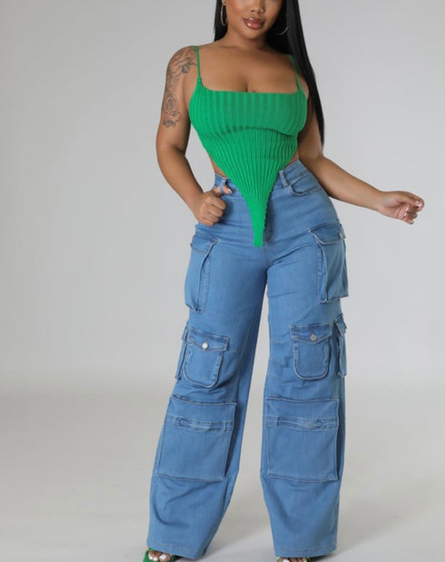 Billie Cargo Baddie Jeans