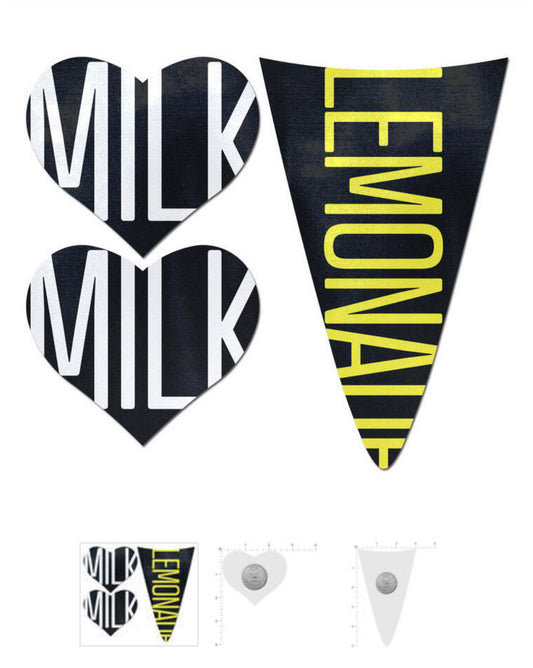 Milk, Milk Heart & Lemonade Nipple Pasties - Baddie Kouture Boutique 