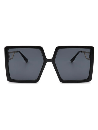 Baddie Golden Side Square Oversize Glasses - Baddie Kouture Boutique 