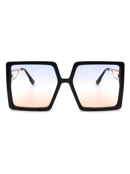 Baddie Golden Side Square Oversize Glasses - Baddie Kouture Boutique 