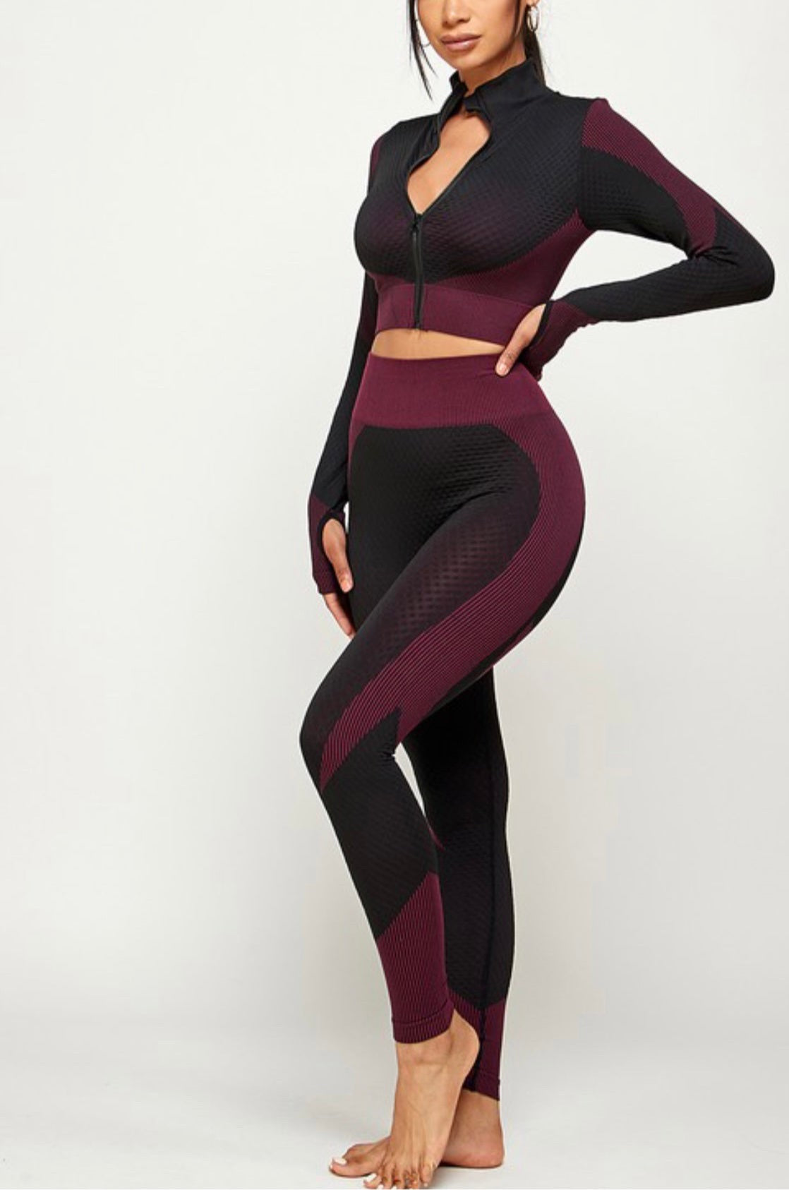 Yandi  Baddie Legging Sports Set - Baddie Kouture Boutique 