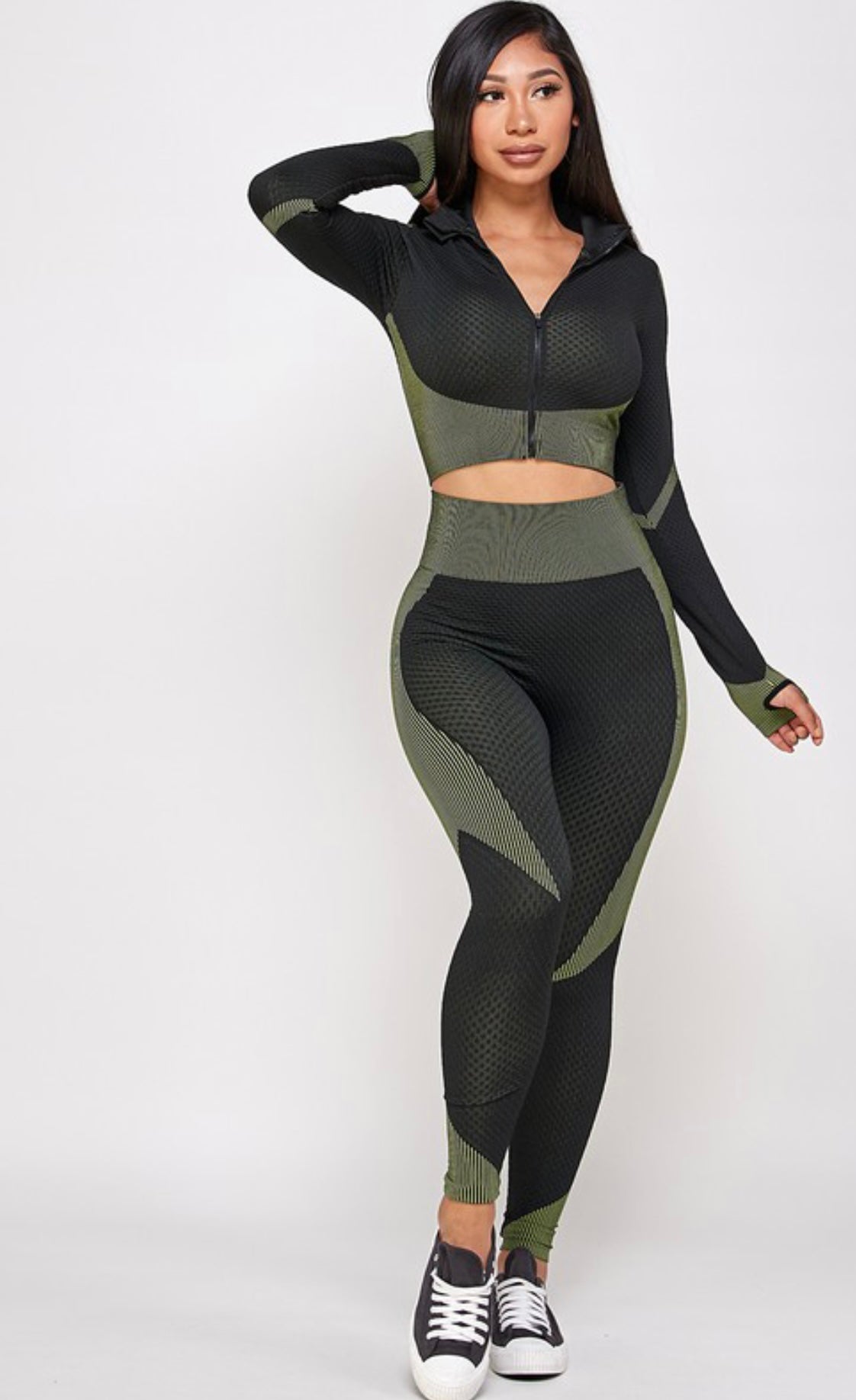 Yandi Baddie Legging Sports Set - Baddie Kouture Boutique 