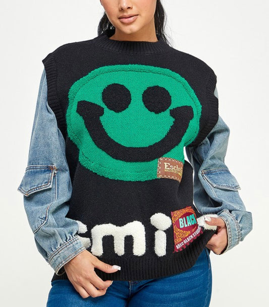 Be Happy Baddie Sweater - Baddie Kouture Boutique 