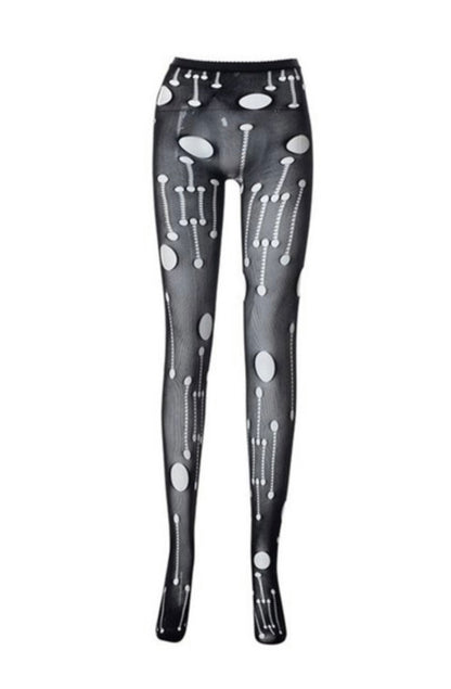 Ripped and Cutout Baddie Pantyhose - Baddie Kouture Boutique 