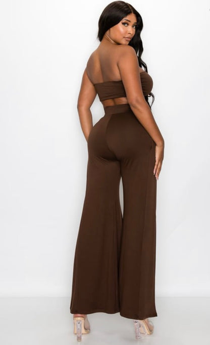 Baddie Split Leg Halter Set - Baddie Kouture Boutique 