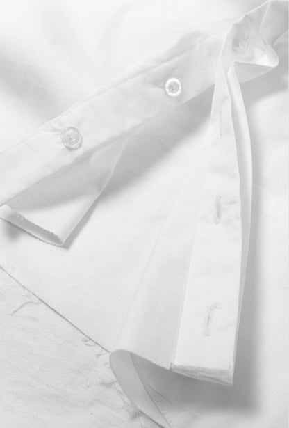 Bella Baddie Cropped Shirt - Baddie Kouture Boutique 
