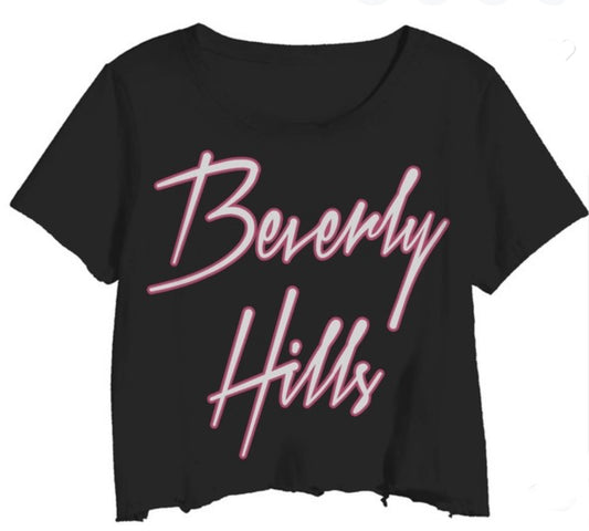 Beverly Hills Baddie Crop Top - Baddie Kouture Boutique 