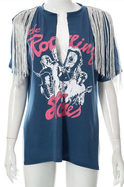 Rolling Stones Baddie Top - Baddie Kouture Boutique 