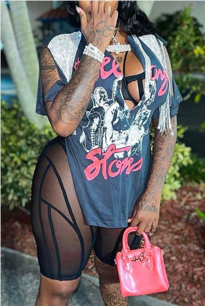 Rolling Stones Baddie Top - Baddie Kouture Boutique 