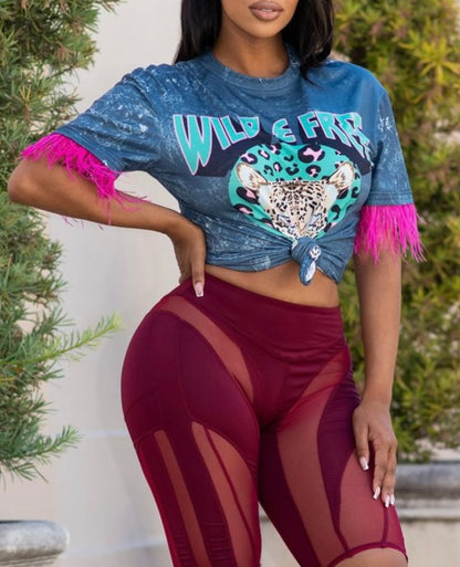 Wild and Free Baddie Shirt - Baddie Kouture Boutique 