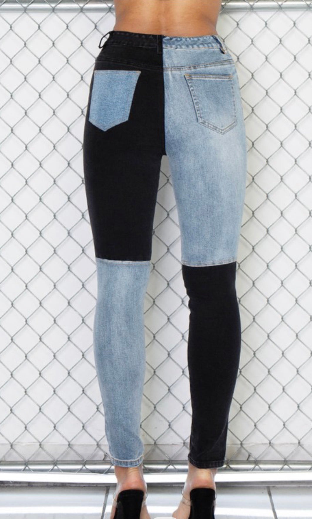 Patch Work Baddie Jeans - Baddie Kouture Boutique 