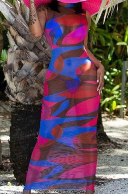 Royal Baddie Mesh Dress - Baddie Kouture Boutique 