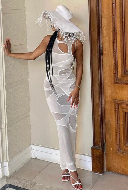 Pure Baddie Mesh Dress - Baddie Kouture Boutique 