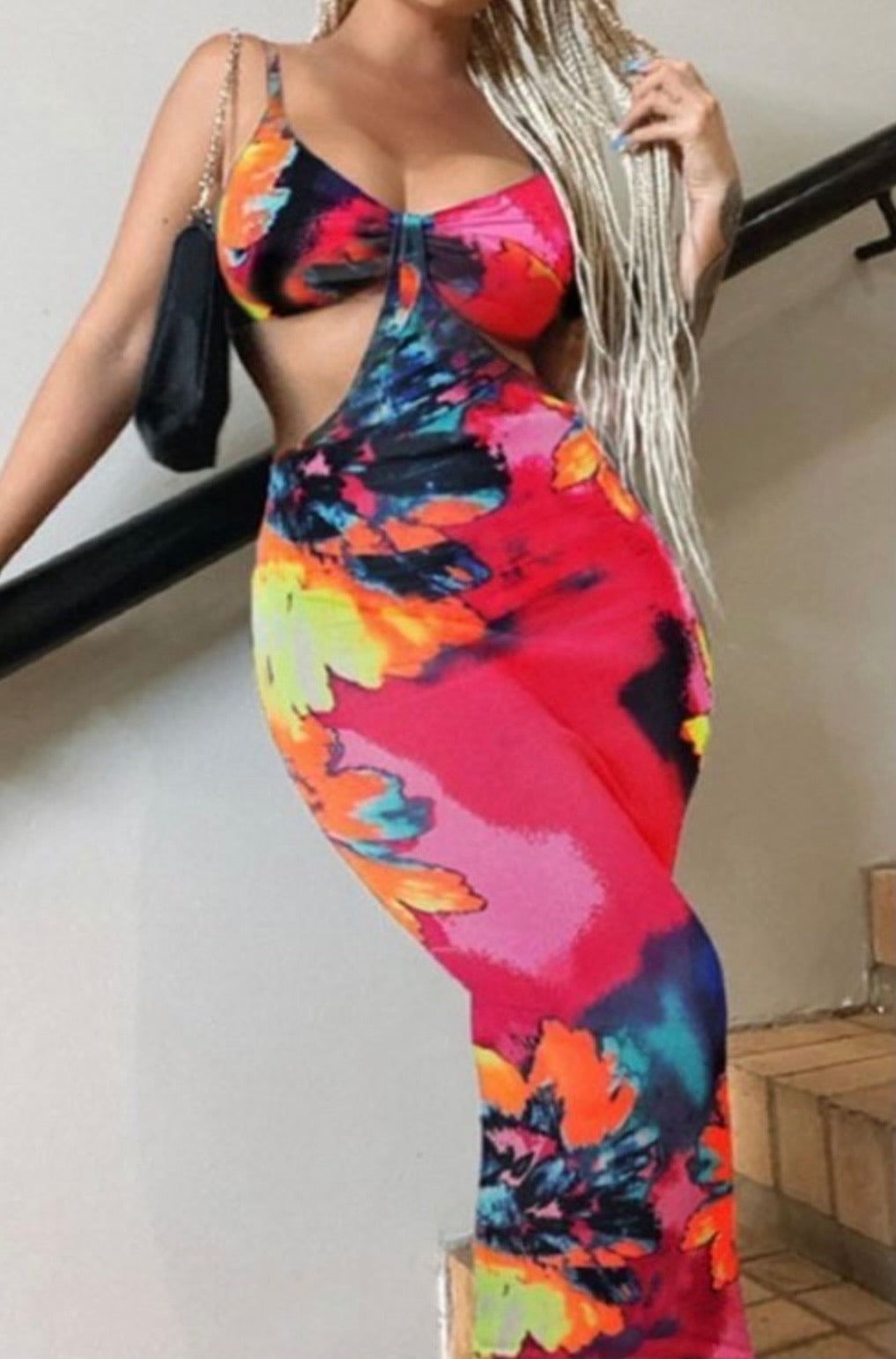 Hot Girl Summer Floral Dress - Baddie Kouture Boutique 