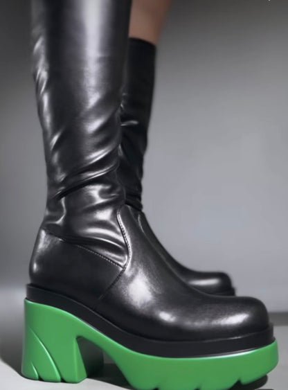 Lush Baddie Calve Boots - Baddie Kouture Boutique 