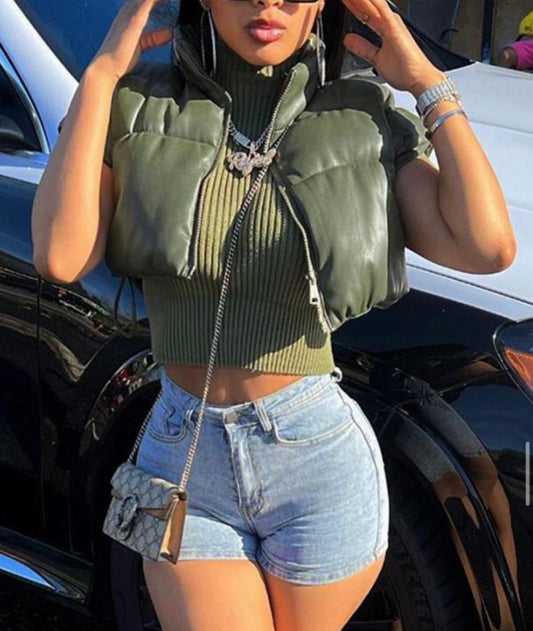 Brianna Baddie Vest - Baddie Kouture Boutique 
