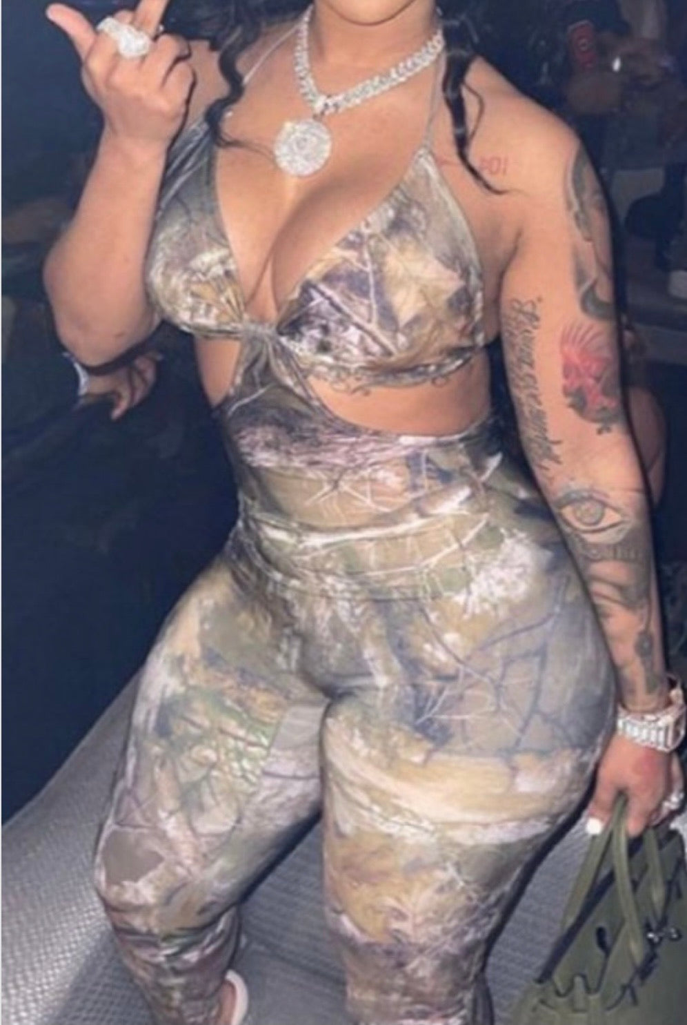 Ari jumpsuit - Baddie Kouture Boutique 