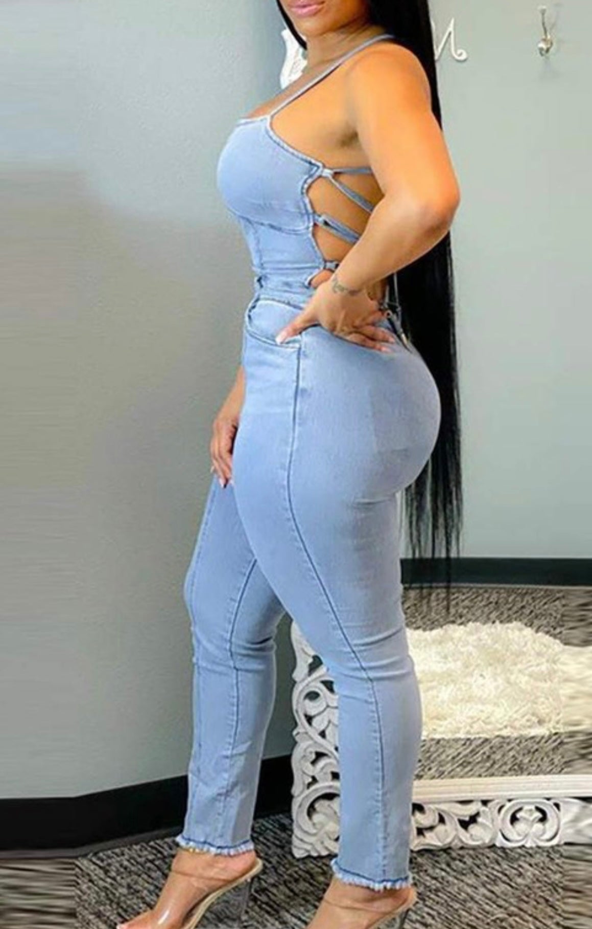 Diva Baddie Romper - Baddie Kouture Boutique 