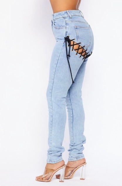 Peek-A-Boo Baddie Jeans - Baddie Kouture Boutique 