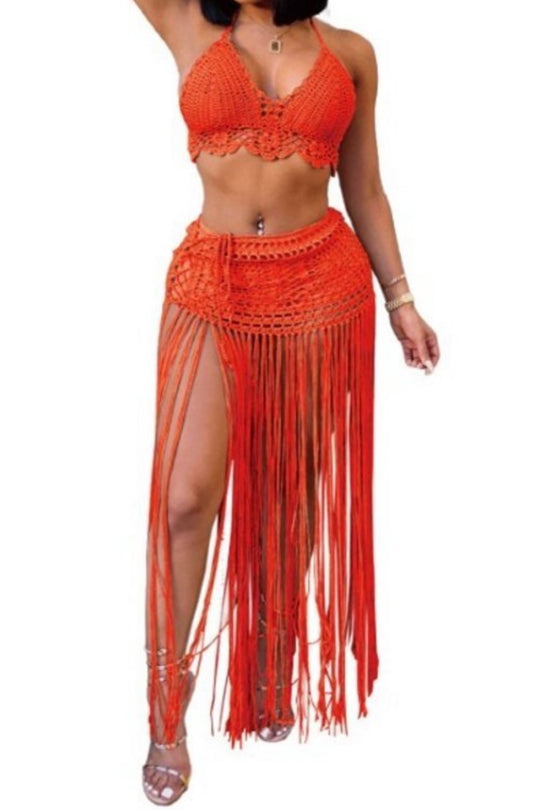 Victoria Fringe Dress - Baddie Kouture Boutique 