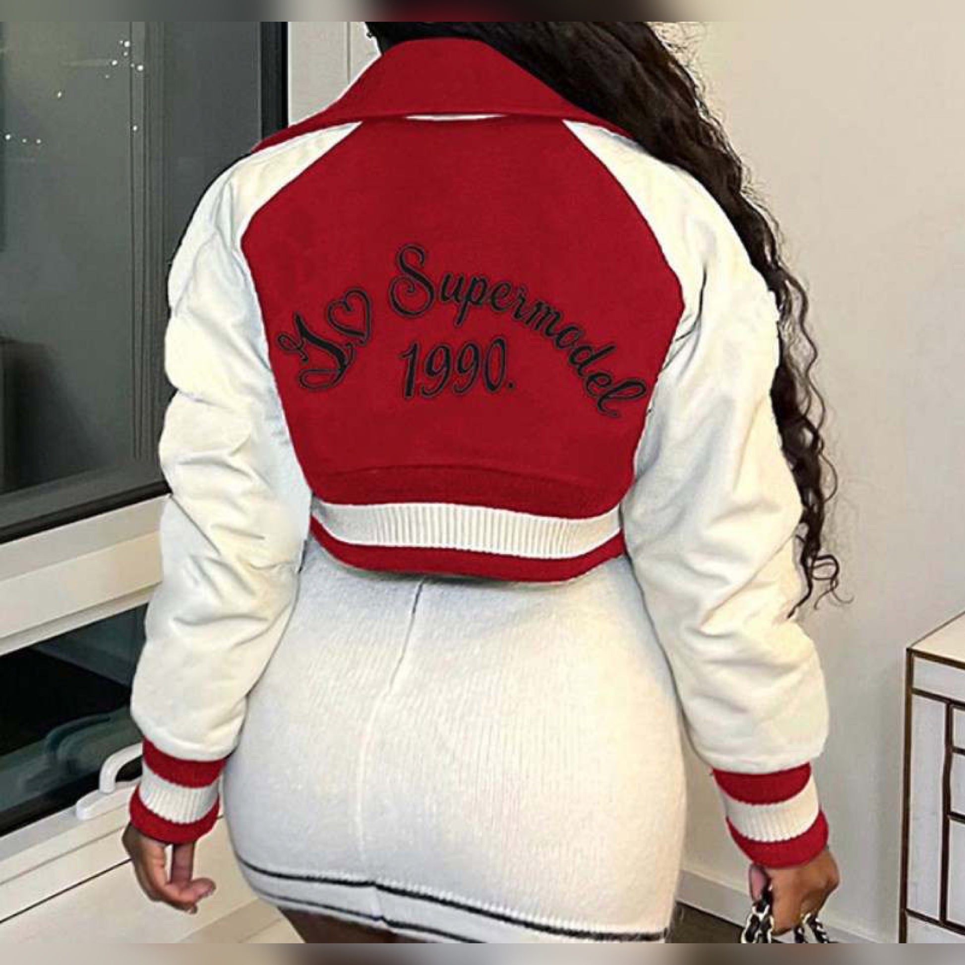 Supermodel Baddie Sweater Jacket - Baddie Kouture Boutique 