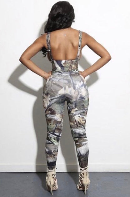 Tactical Baddie Camouflage Two-Piece Set - Baddie Kouture Boutique 