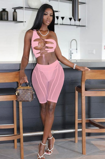 All Laced Up Baddie Two-Piece Set - Baddie Kouture Boutique 