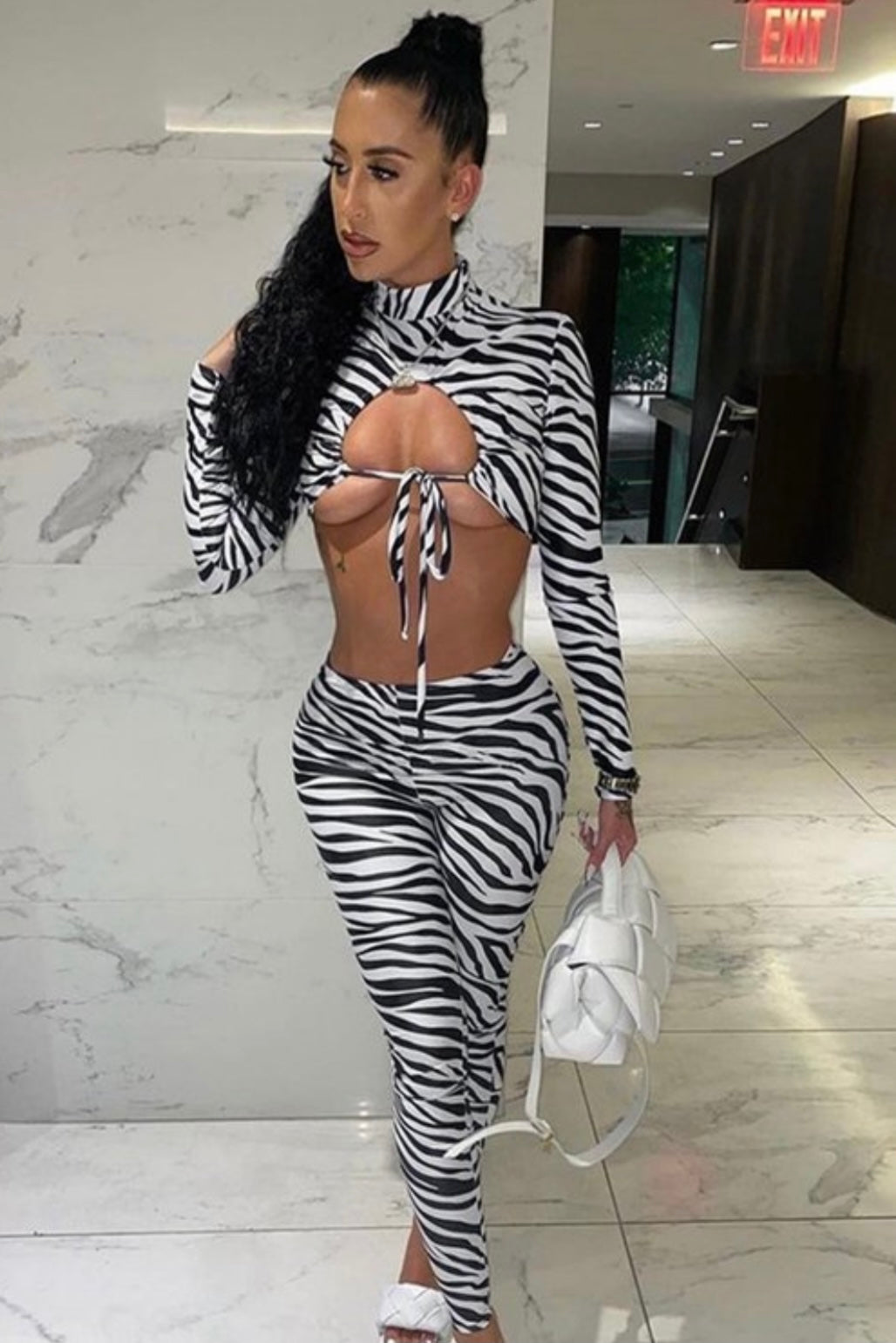All Printed Up Baddie Two-Piece Set - Baddie Kouture Boutique 