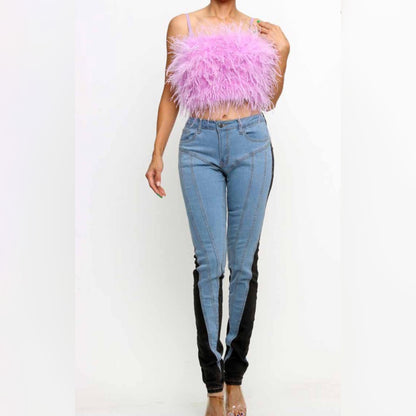 Two Side Baddie Jeans - Baddie Kouture Boutique 
