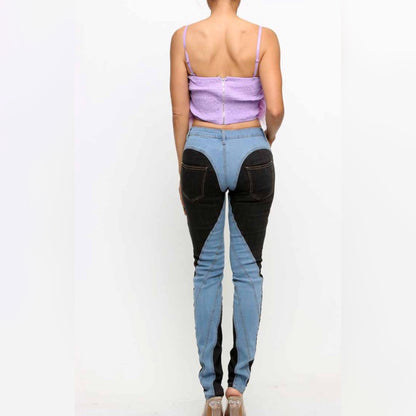 Two Side Baddie Jeans - Baddie Kouture Boutique 