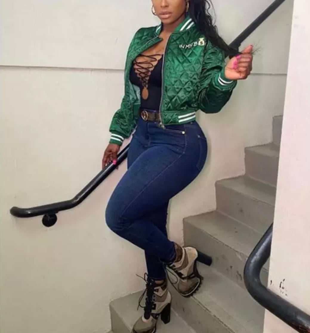In My Bag Baddie Jacket - Baddie Kouture Boutique 