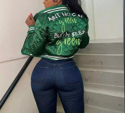 In My Bag Baddie Jacket - Baddie Kouture Boutique 