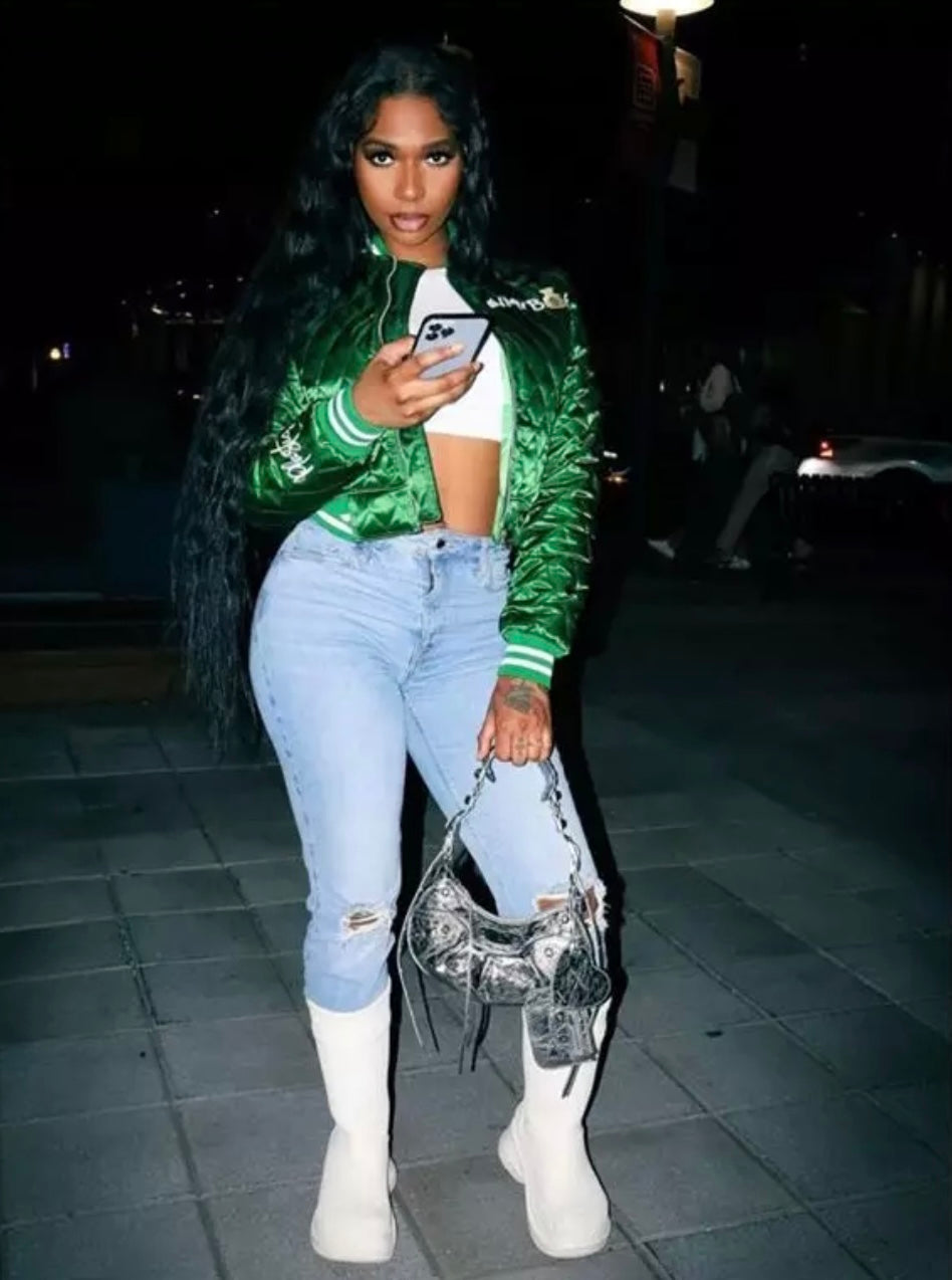 In My Bag Baddie Jacket - Baddie Kouture Boutique 