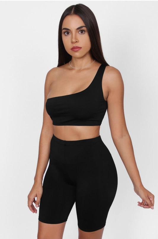 Like Skin Baddie Hi Wasted Biker Shorts - Baddie Kouture Boutique 