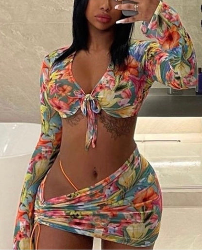 Miami Bae Three-Piece Set - Baddie Kouture Boutique 