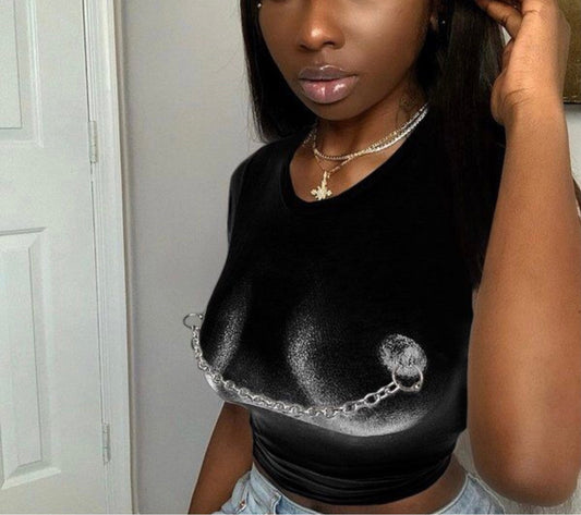 Pierce Nipple Baddie Top - Baddie Kouture Boutique 
