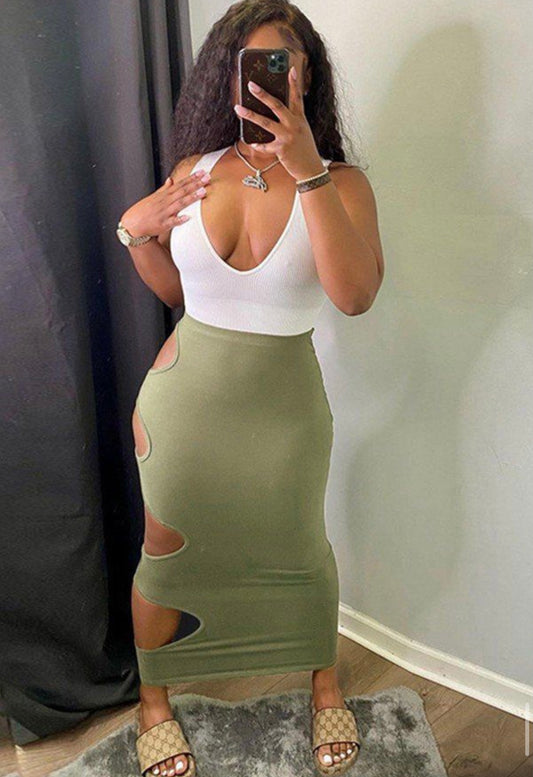 Sierra One-Piece Dress - Baddie Kouture Boutique 
