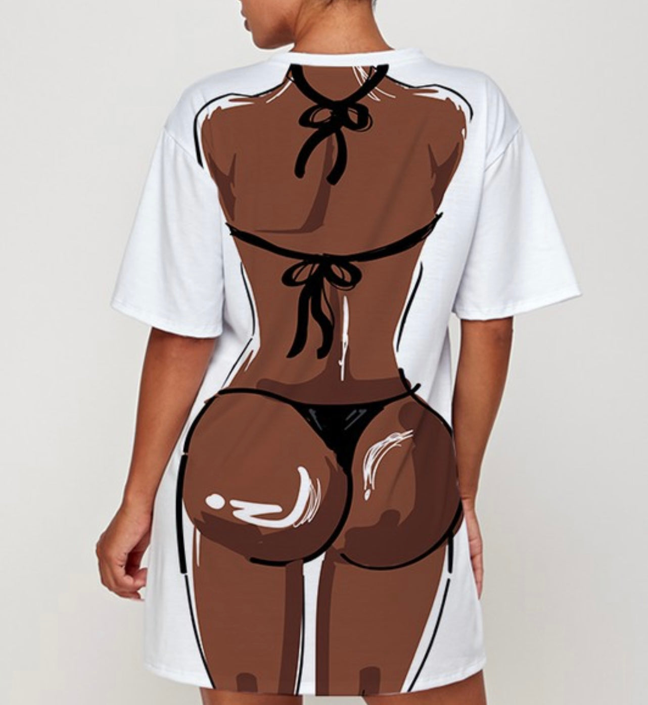 Body Bae Baddie Shirt Dress - Baddie Kouture Boutique 