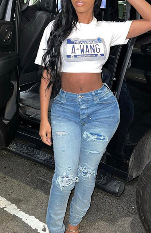 A Wang Baddie Shirt - Baddie Kouture Boutique 