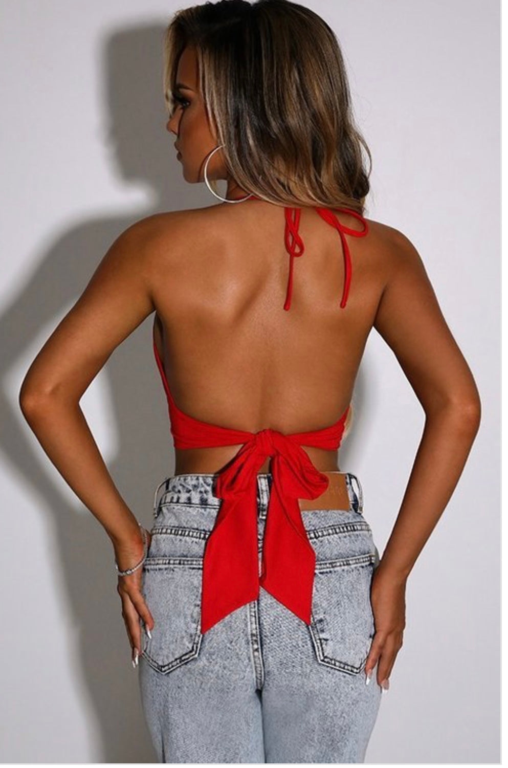 All There Baddie Halter Top - Baddie Kouture Boutique 