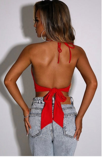 All There Baddie Halter Top - Baddie Kouture Boutique 