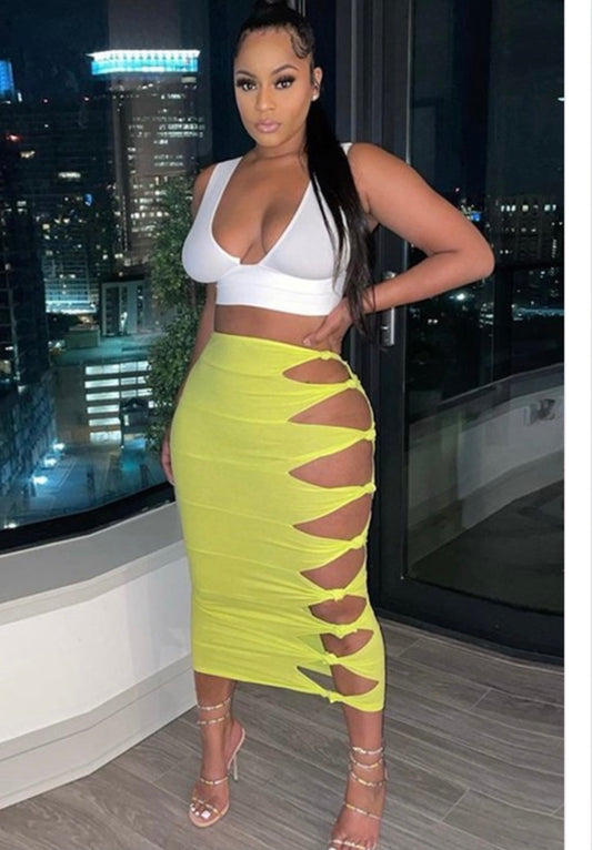 Ariel Knotted Baddie Skirt - Baddie Kouture Boutique 