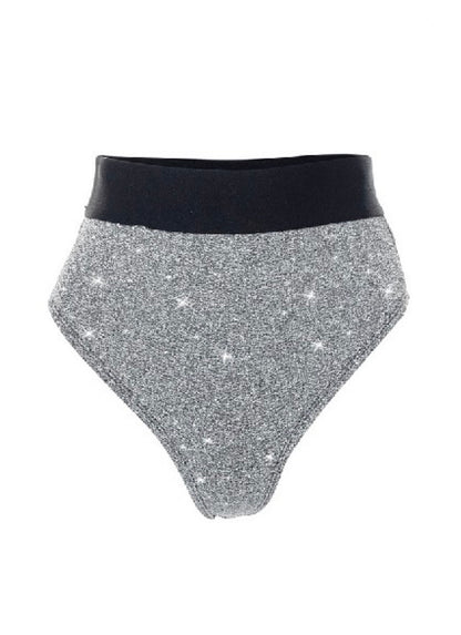 Metallic High Waist Baddie Briefs