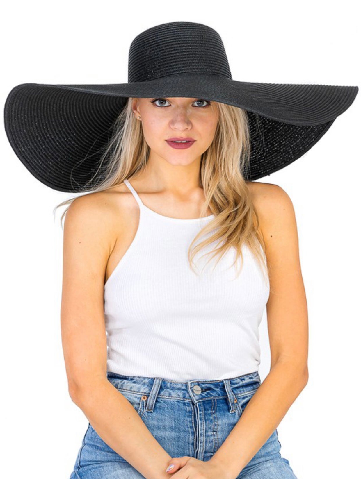 Throw No Shade Baddie Gloss Straw Hat